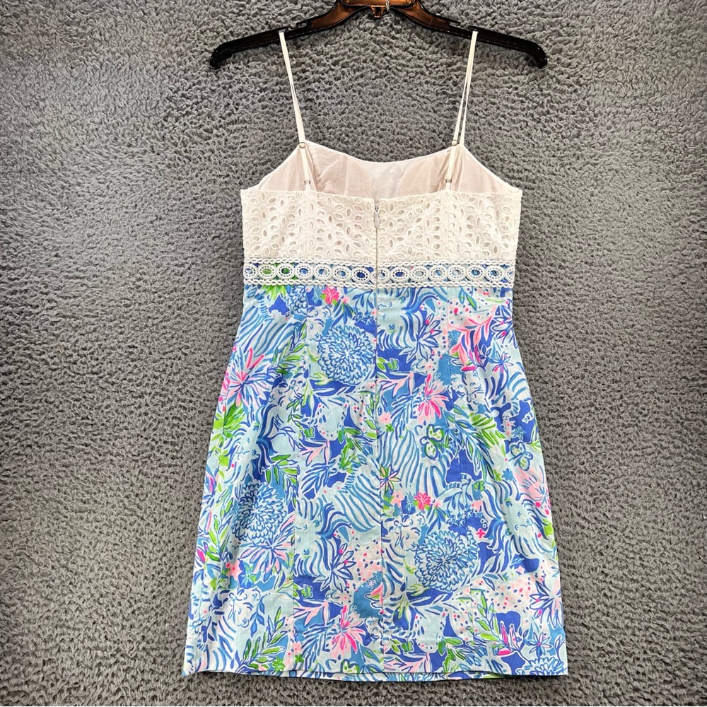 Lilly Pulitzer Coastal Blue Lion Sundress - Picture 11 of 13
